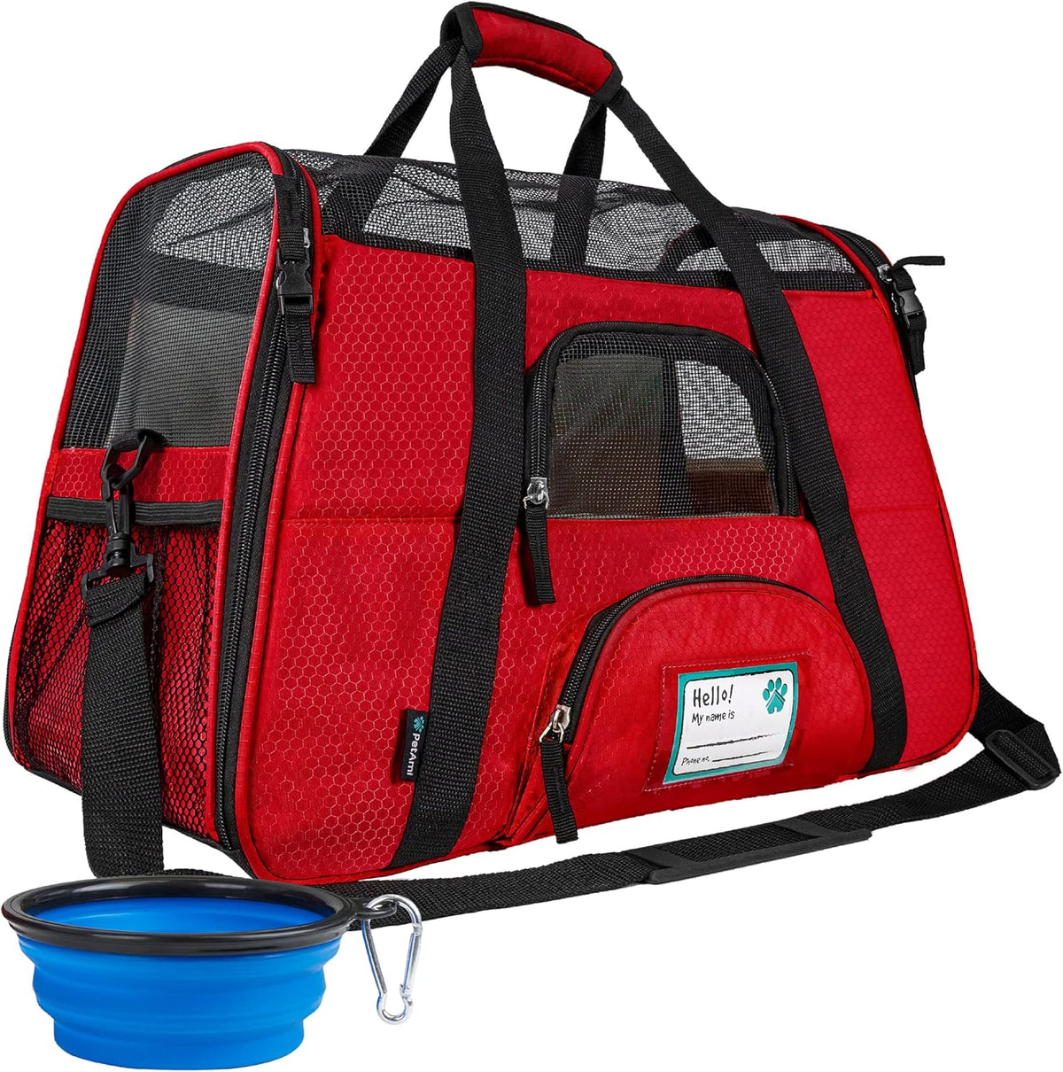 PetAmi Airline Approved Pet Carrier for Cat, Soft Sided Dog Carrier for Small Dogs, Cat Travel