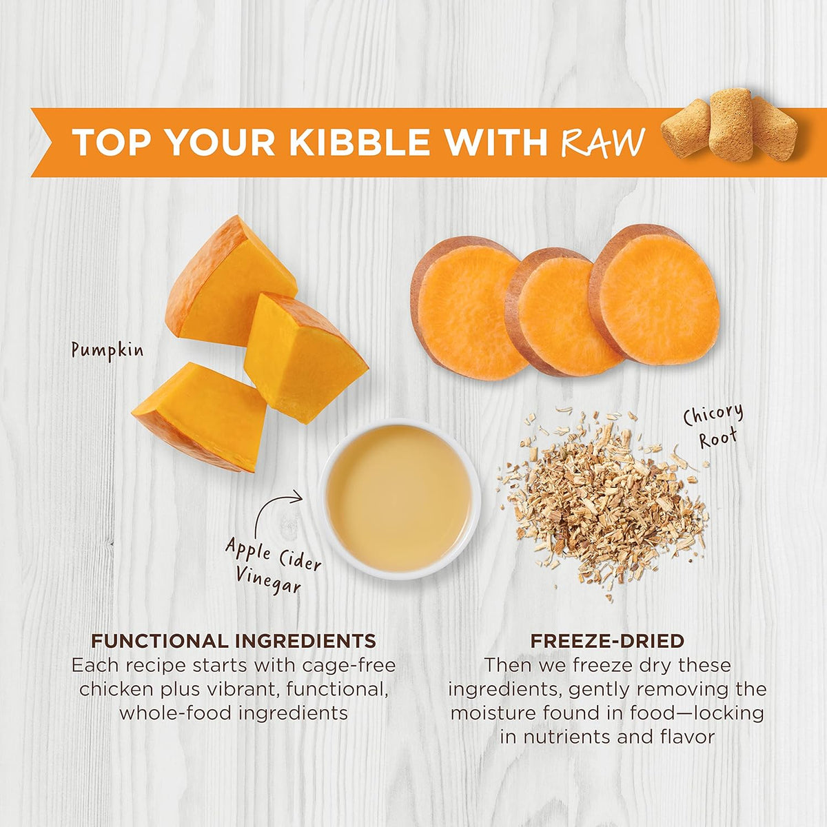 Instinct Raw Boost Mixers, Freeze Dried Cat Food Toppers with Functional Ingredients, Grain Free