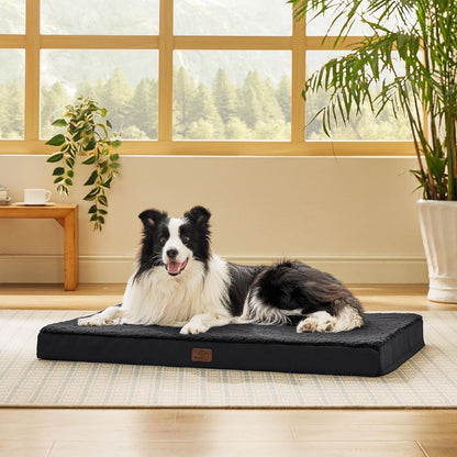 Bedsure Dog Bed for Large Dogs - Orthopedic Waterproof Puppy Beds with Removable Washable Cover