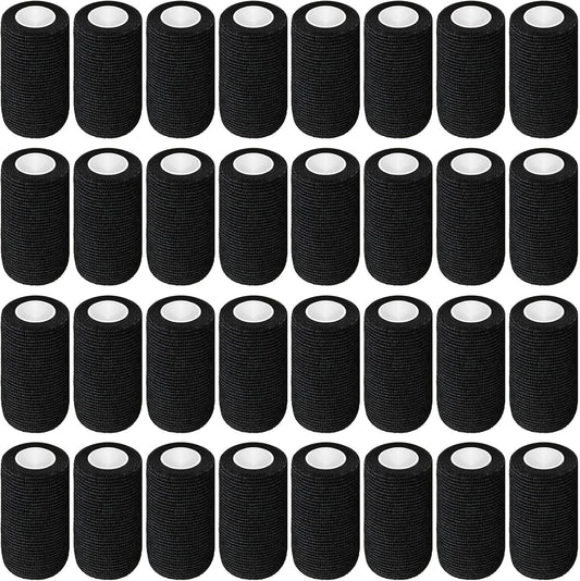 Treela 36 Pcs Self Adherent Bandage 4" X 5 Yard Wrap Breathable Cohesive Bandage Elastic Adhesive