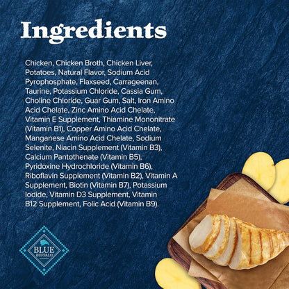 Blue Buffalo Wilderness Wild Delights Meaty Morsels Wet Cat Food, High-Protein & Grain-Free, Made