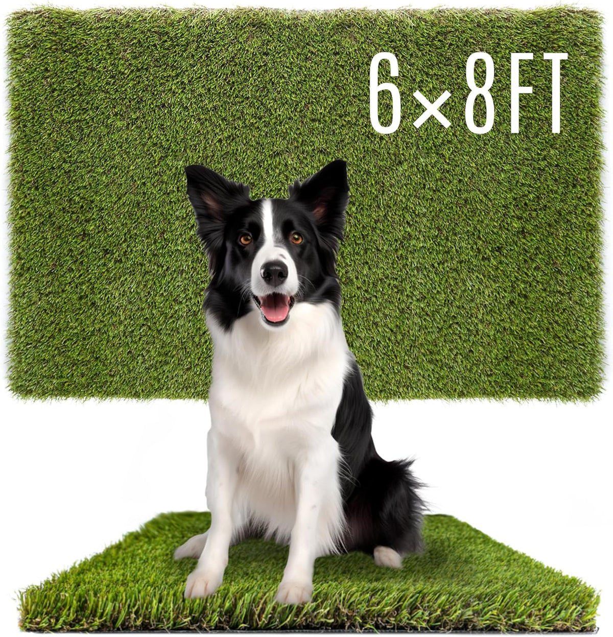 Dog Grass Pads 6 x 8 FT Artificial Grass Pee Pads for Dogs Potty Fake Grass Rug Turf Mat for Dogs