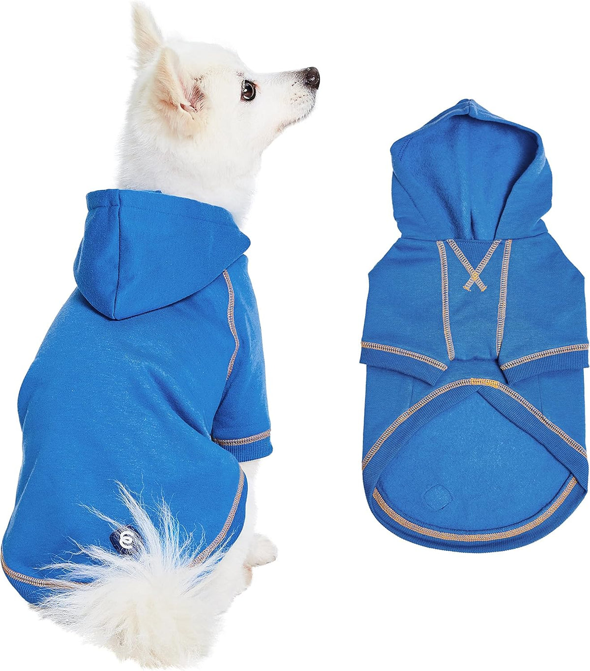 Blueberry Pet Essentials Hoodie – 10″ Cotton‑Blend Sweatshirt with Hood, Alaskan Blue