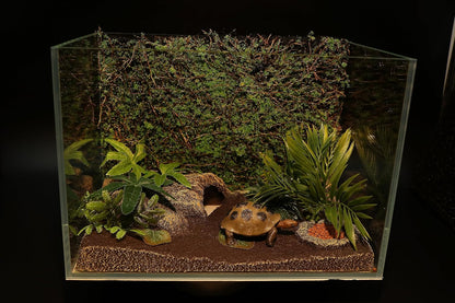 AQUA KT Terrarium Moss Background Backdrop Wall Artificial Reptile Amphibian Cage Decoration for