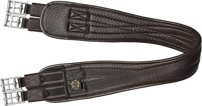 T TEKE Contoured Chafeless Girth for Horses, Airflow Waffle PVC Foam Construction with Double Side
