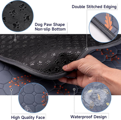 Washable Pee Pads for Dogs - 2 Pack Puppy Pads with Super Absorbent, Non-Slip, Reusable Pee Pads