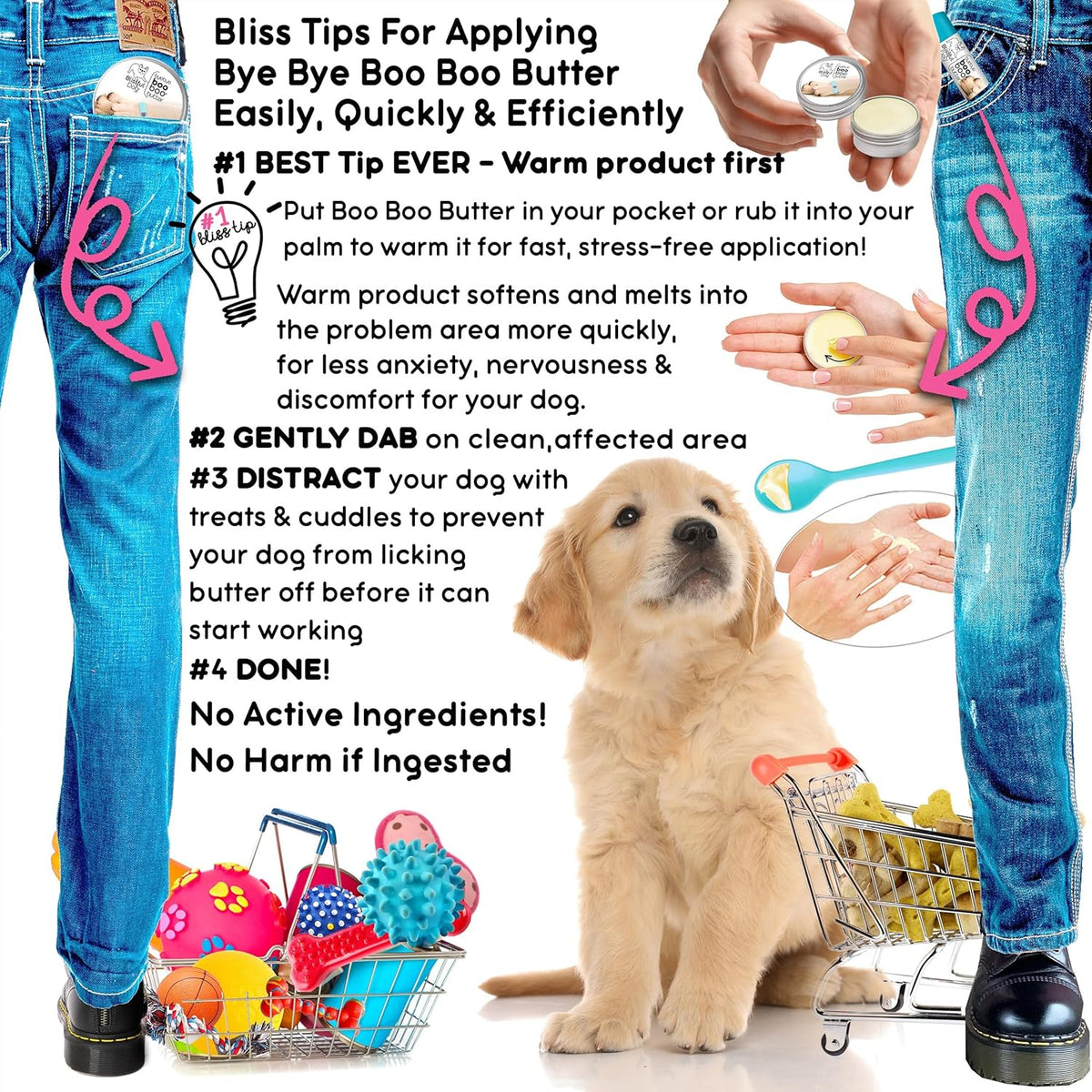 The Blissful Dog 1 oz TIN Rottweiler Booboo Butter