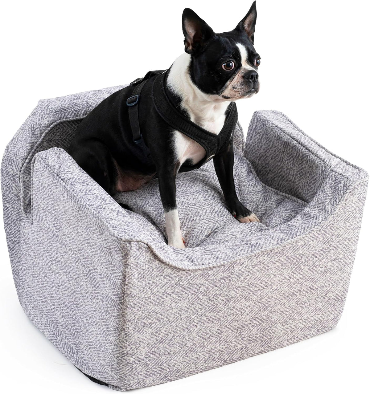 Snoozer Lookout I Car Seat - Dog Car Seats for Small Dogs, Puppy Booster Bed for Small & Medium