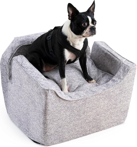Snoozer Lookout I Car Seat - Dog Car Seats for Small Dogs, Puppy Booster Bed for Small & Medium