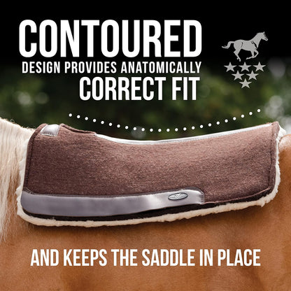 Professional's Choice 100% Steam-Pressed Wool Felt Saddle pad