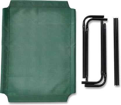 Amazon Basics Cooling Breathable Elevated Dog Bed with Metal Frame for Medium Dogs, 43 x 26 x 7.5