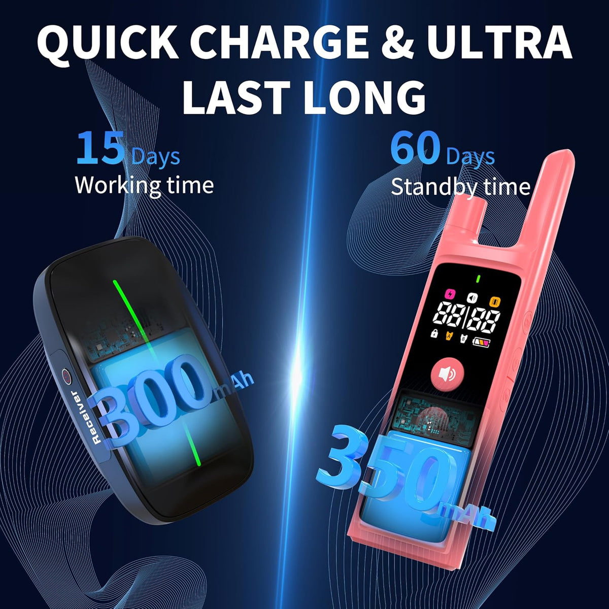 Dog Training Shock Collar 4000FT Dog Bark Collar with Remote IP67 Waterproof 4 Training Modes Beep