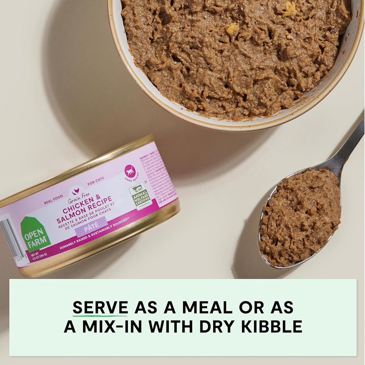 Open Farm Canned Cat Food, Paté for Complete & Balanced Nutrition, Grain-Free and Legume-Free Wet