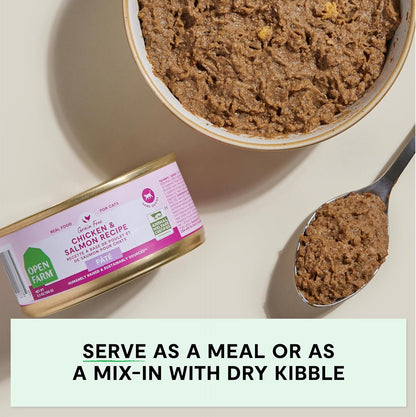Open Farm Canned Cat Food, Paté for Complete & Balanced Nutrition, Grain-Free and Legume-Free Wet