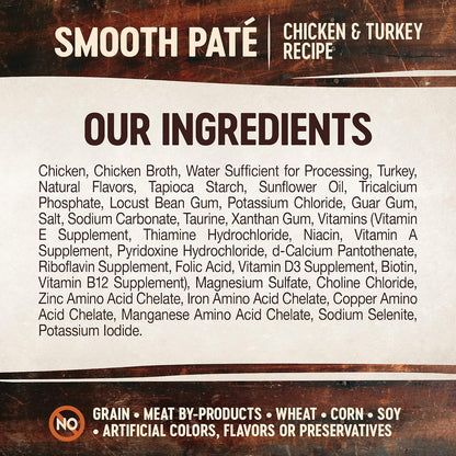 Wellness CORE Tiny Tasters Pate Adult Wet Cat Food, Natural, Protein-Rich, Grain Free, 1.75 Ounce