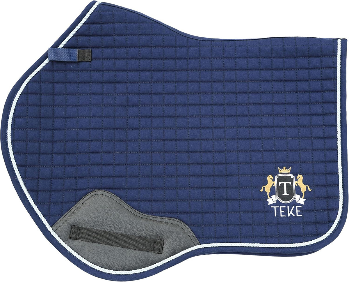 T TEKE Close Contact Saddle Pads,100% Cotton English Saddle Pads for Horses with Moisture-Wicking