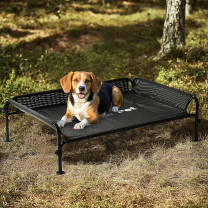 Gardner Pet Elevated Dog Bed for Medium Size Dog, Outdoor Raised Bed Waterproof Portable Cooling