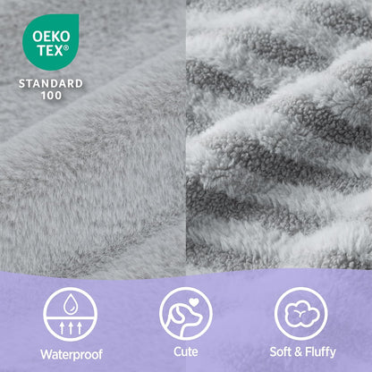 LE SURE Cute Dog Beds Large Sized Dog, Orthopedic Waterproof Large Pet Bed with Sides, Non-Slip