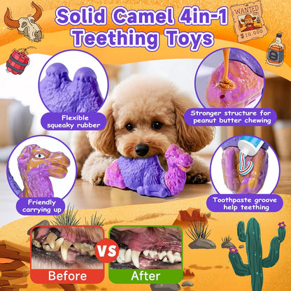 Tough Dog Toys for Aggressive Chewers, Durable Indestructible Nylon Dog Chew Toys for Large Medium