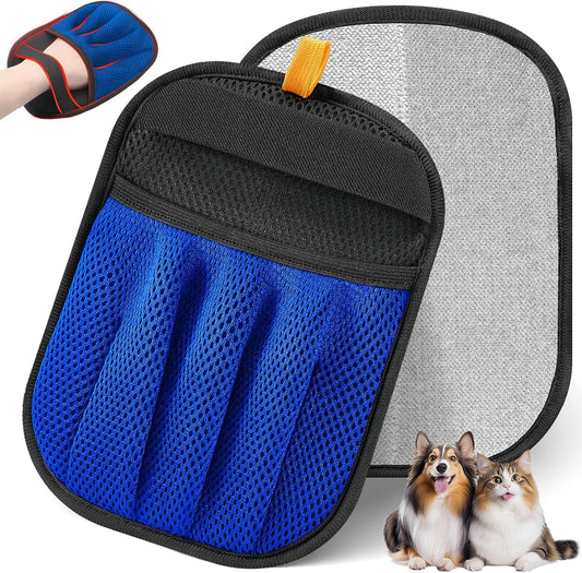 Pet Hair Removal Tool for Cats & Dogs, 2025 New Upgraded Electrostatic Gloves for Pet Hair