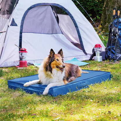 FurHaven Cooling Dog Bed – XL Foam Mattress for Joint Pain Relief, Waterproof Liner, Removable