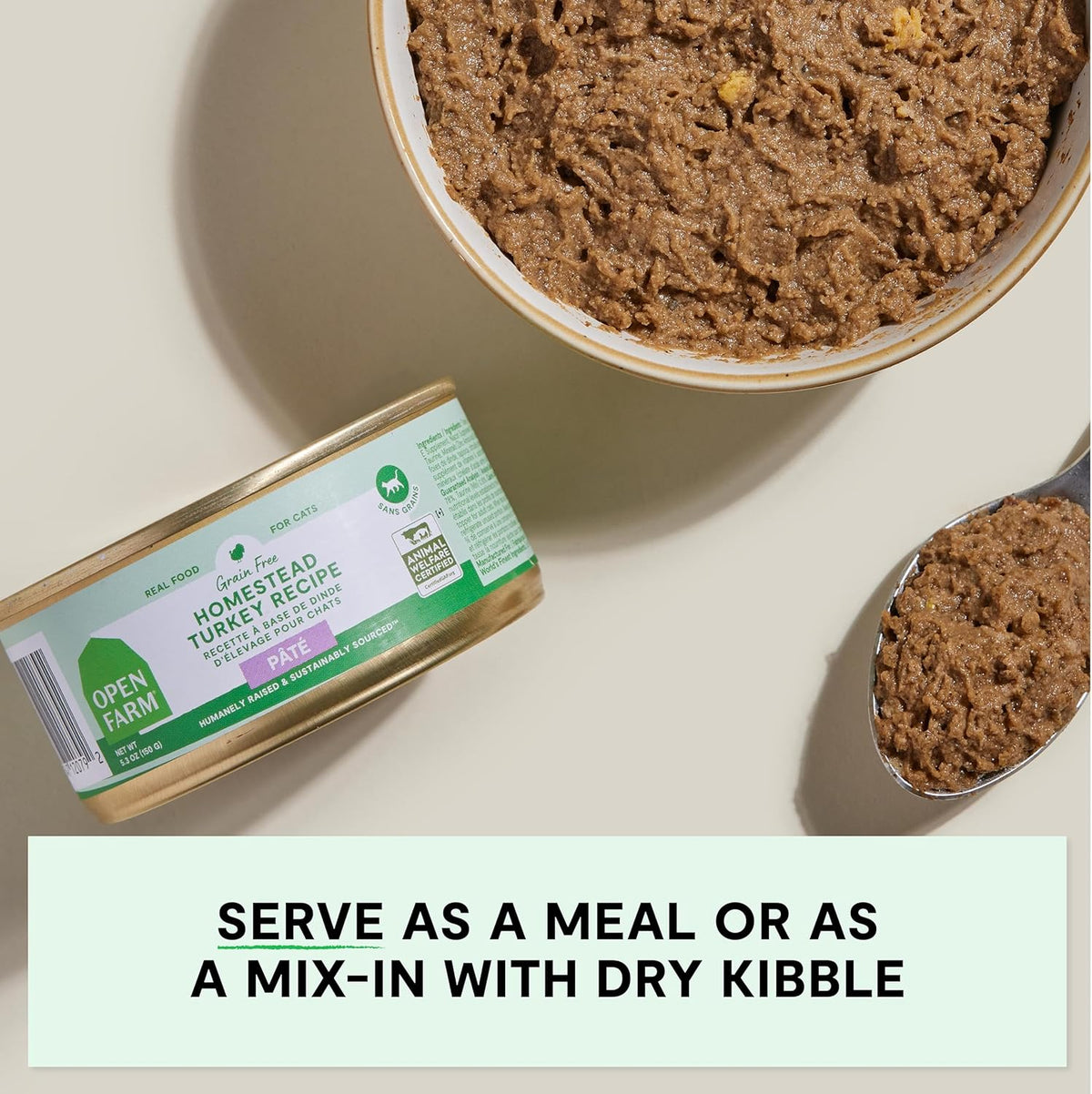 Open Farm Canned Cat Food, Paté for Complete & Balanced Nutrition, Grain-Free and Legume-Free Wet