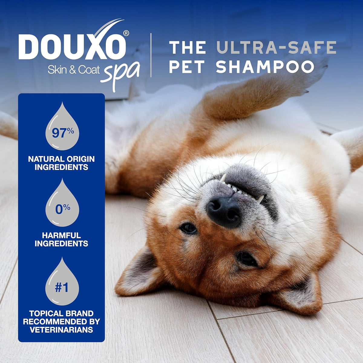 DOUXO® Skin & Coat SPA - Ultra-Safe Multipurpose Wipes for Dogs and Cats, 100 Wipes, Gently Removes