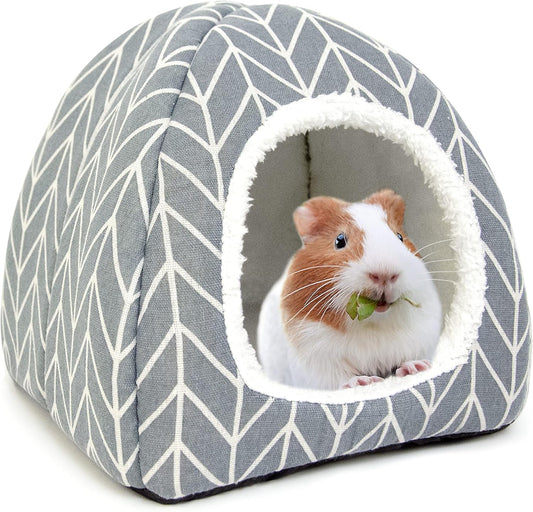 Guinea Pig Hideout Bed Rabbit House Cave Accessories Cozy Hide-Out for Bunny Hedgehog Ferret