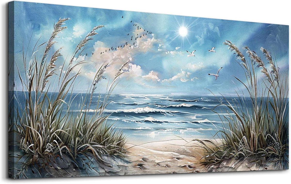 hyidecorart Wall Art For Living Room Wall Decor For Bedroom Bathroom Decoration Sunshine Ocean