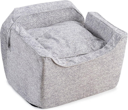 Snoozer Lookout I Car Seat - Dog Car Seats for Small Dogs, Puppy Booster Bed for Small & Medium