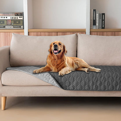 gogobunny 100% Double Sided Waterproof Dog Blanket Soft Pet Bed Cover Reversible Protect Furniture
