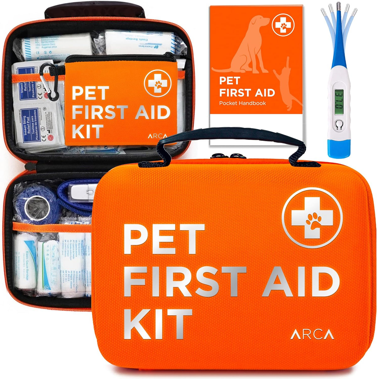 Cat & Dog First Aid Kit for Car - Pet Emergency Kit for Home Office Travel – Dog Camping Essentials