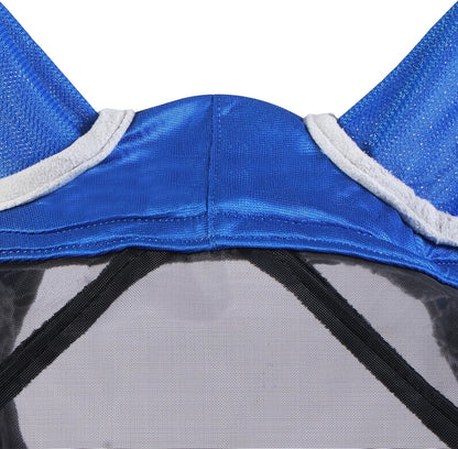 Harrison Howard Pro Luminous Horse Fly Mask Large Eye Space Standard with Ears UV Protection for