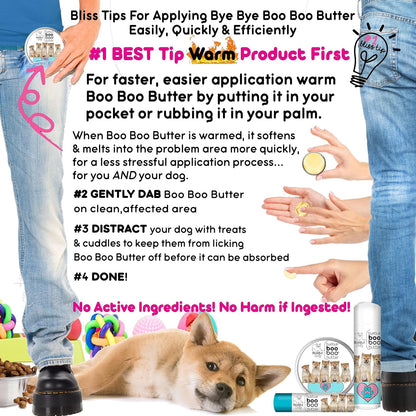 The Blissful Dog 8 oz TIN Shiba Inu Booboo Butter