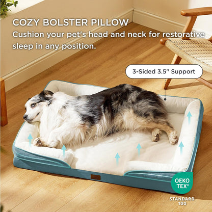 Bedsure XL Orthopedic Dog Bed for Extra Large Dogs - Washable XLarge Dog Cat Bed Waterproof