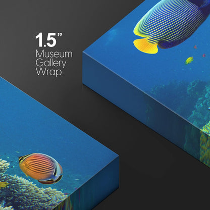 wall26 Canvas Print Wall Art Tropical Underwater Sea Coral Reef Fish Nature Animals Photography