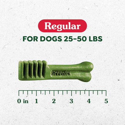 Greenies Weight Management Regular Dog Dental Chews Weight Control Dog Treats, 27 oz. Pack (27