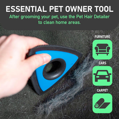 Maxpower Planet Pet Grooming Rake and Mini Pet Hair Remover Tool, Undercoat Rake for Dogs & Hair
