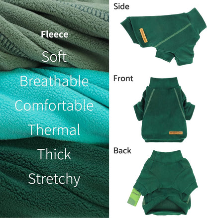 Fitwarm 3 Pack Fleece Sweater, Turtleneck Sweatshirt, Winter Clothes for Small Dogs & Cats, Pet