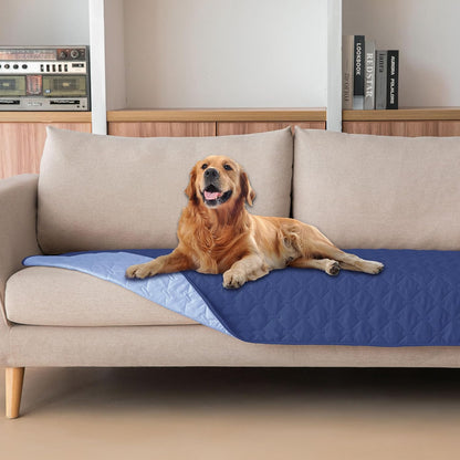gogobunny 100% Double Sided Waterproof Dog Blanket Soft Pet Bed Cover Reversible Protect Furniture
