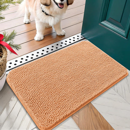 OLANLY Dog Door Mat for Muddy Paws 24x16, Absorbs Moisture and Dirt, Absorbent Non-Slip Washable