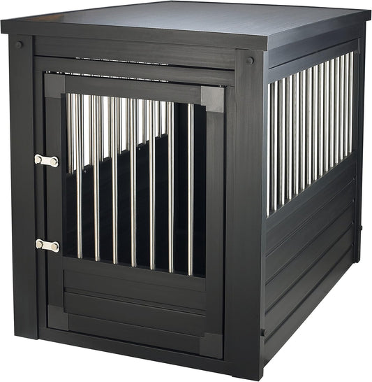 New Age Pet ECOFLEX Dog Crate End Table - Furniture-Style Pet Crate for Crate Trained Dogs