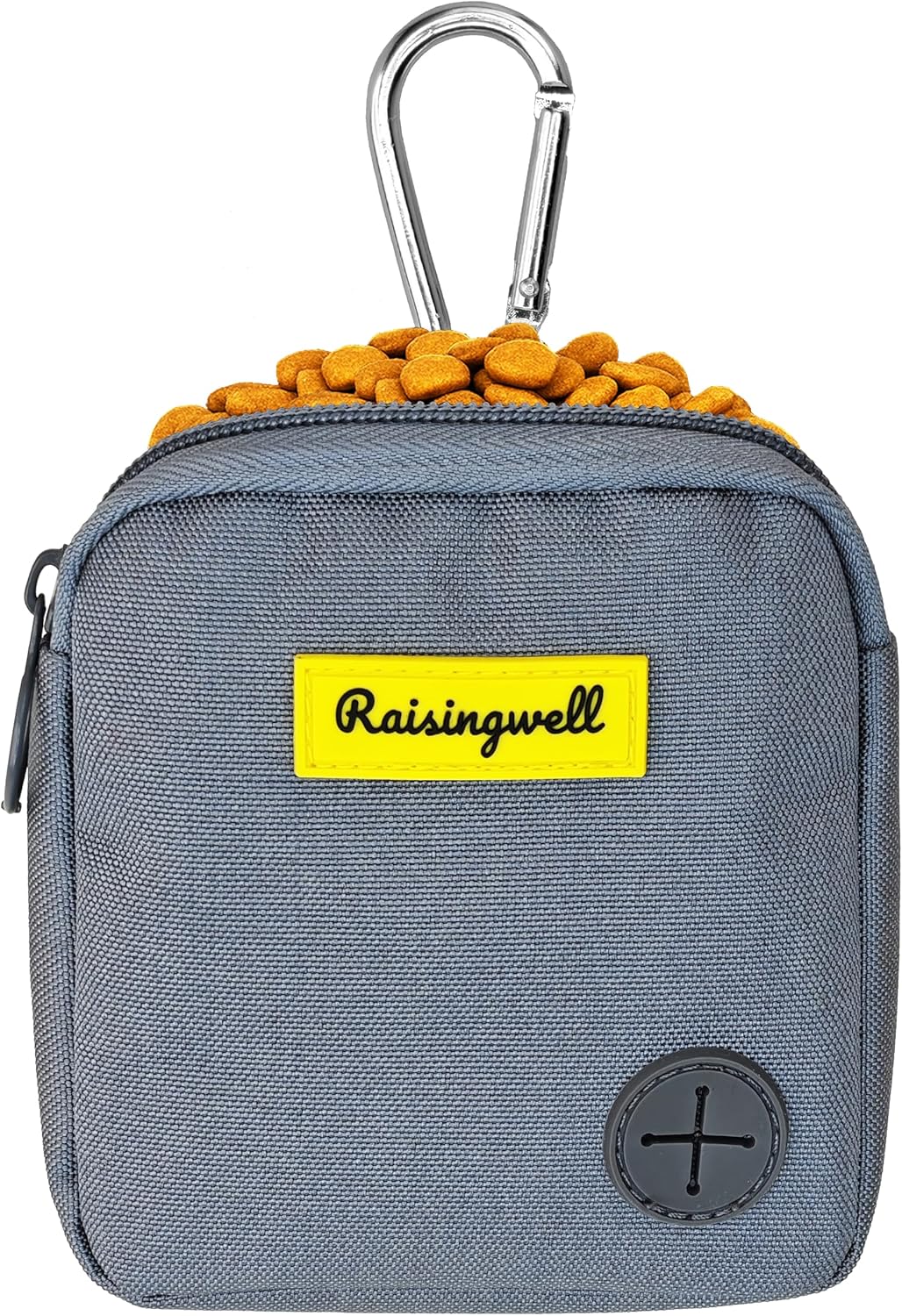 Dog Treat Pouch for Pet Walking and Training with Clicker Poop Bags Small Fanny Zipper Pack Holder