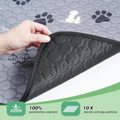 Washable Pee Pads, Puppy Pee Pad for Dogs, 2 Pack Absorbent Reusable Training Dog Pads Pet Puppy