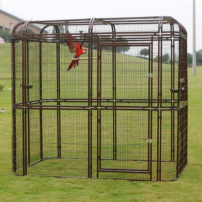 wonline Parrot Cages for Large Birds Outdoor Extra Large Bird Cage with Bird Cage and Perch