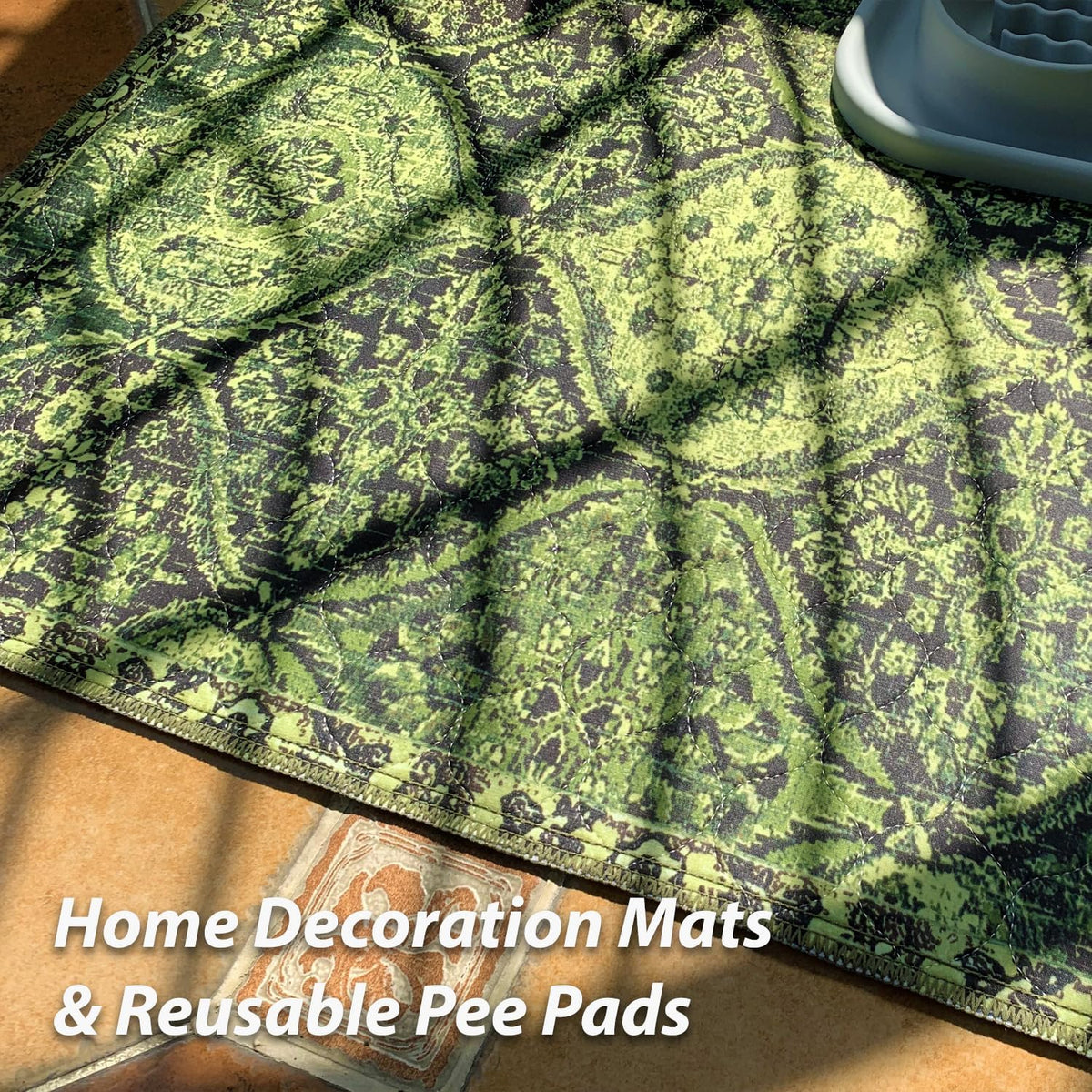 nunubaby 4PACK Washable Pee Pads for Dogs, Stylish, Non-Slip and Leak-Proof Pee Pads. Reusable