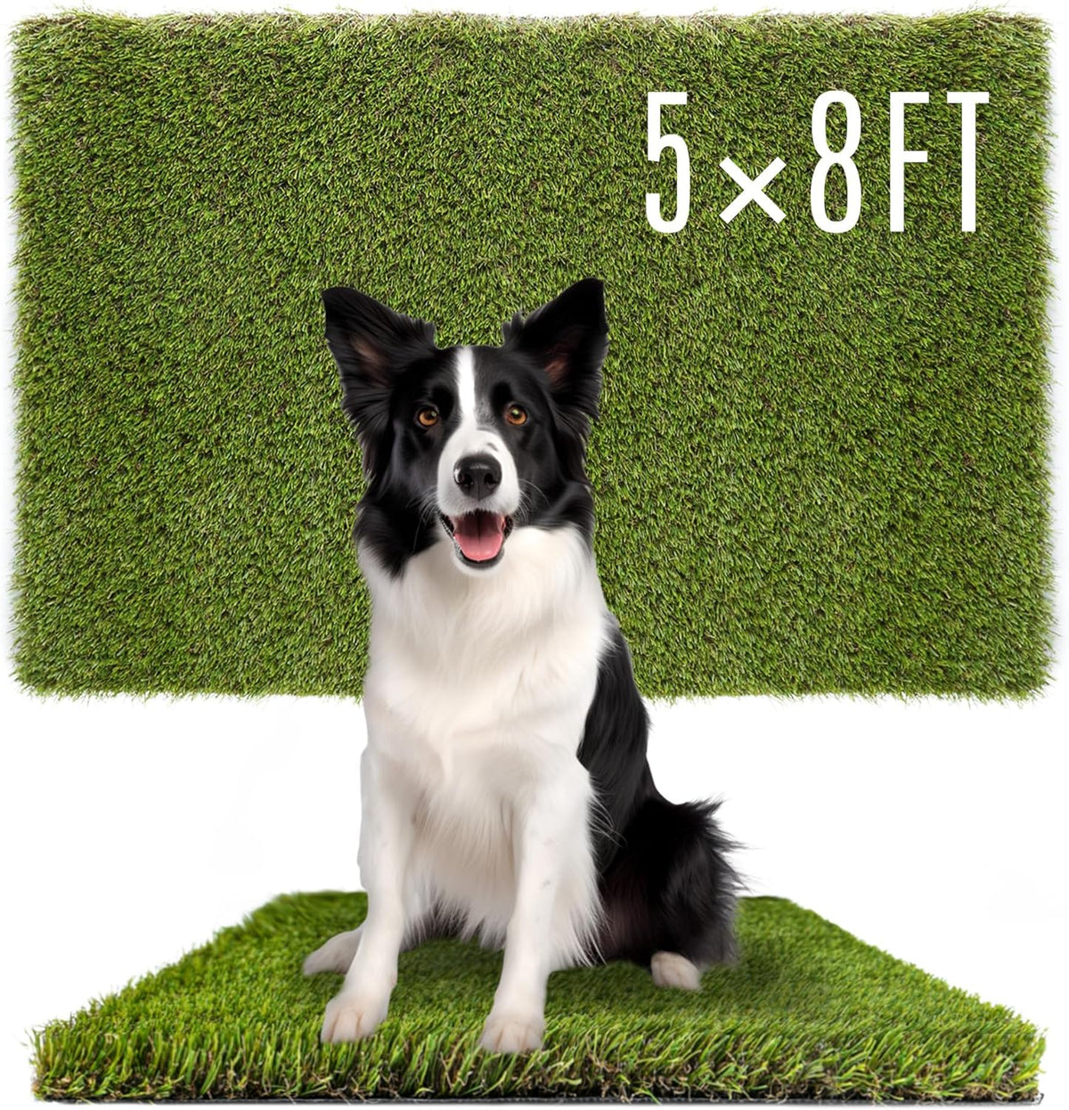 Dog Grass Pads 5 x 8 FT Artificial Grass Pee Pads for Dogs Potty Fake Grass Rug Turf Mat for Dogs