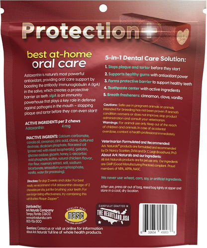 Ark Naturals Protection+ Brushless Toothpaste – Large Breeds, 18oz Bag – Dog Dental Chew with