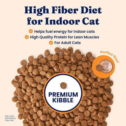 Solid Gold Indoor Dry Cat Food - Grain Free & Gluten Free - Chicken Cat Food Dry Kibble for Indoor