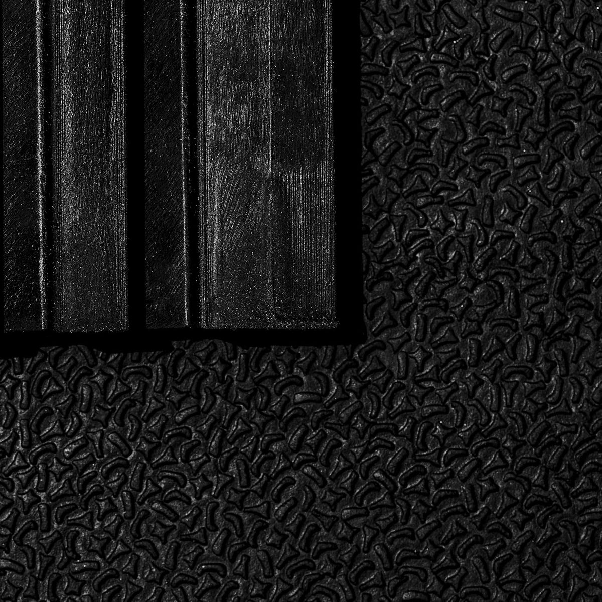 Heavy Duty Horse Stall Mats - Stable Mats, Durable 3/4 in. Thick Rubber Flooring - Solid Black